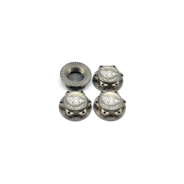 RC-Project 17mm Serrated Wheel Nut (Gray | 4pcs)